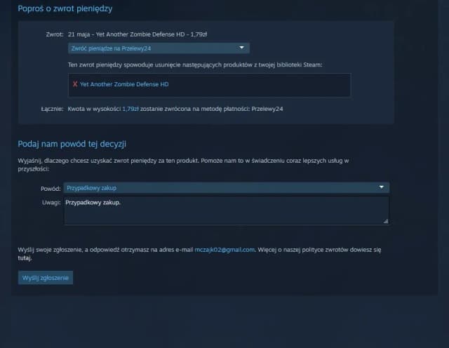 Jak zwrócić grę na Steam? Proste kroki i warunki refundacji bez problemów Jak zwrócić grę na Steam? Proste kroki i warunki refundacji bez problemów
