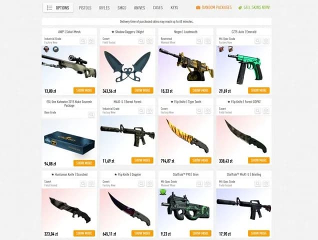 Gdzie kupić skiny CS:GO bezpiecznie i tanio? Sprawdź najlepsze opcje! Gdzie kupić skiny CS:GO bezpiecznie i tanio? Sprawdź najlepsze opcje!